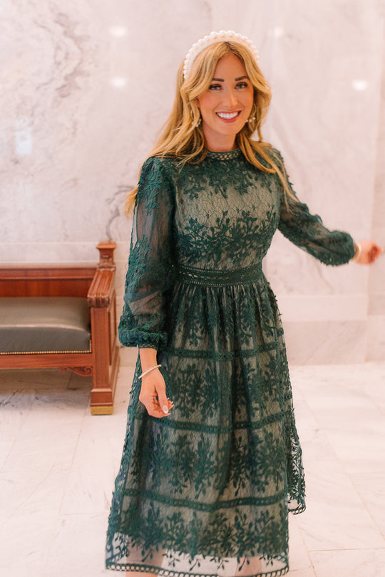Sicily Dress in Green
