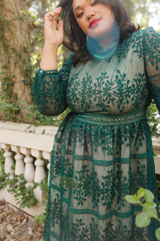 Sicily Dress in Green