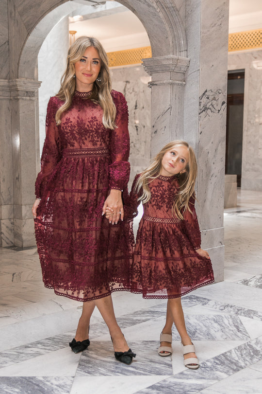 Mini Sicily Dress in Wine