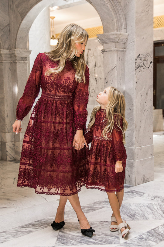 Mini Sicily Dress in Wine