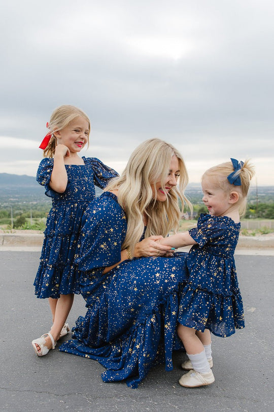Baby Starry Nights Dress Set - FINAL SALE-Baby