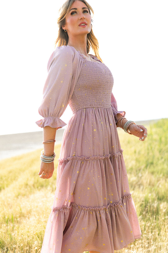 Starry Nights Dress in Lilac