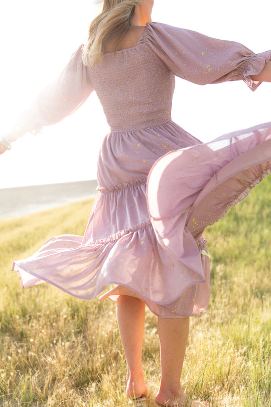 Starry Nights Dress in Lilac