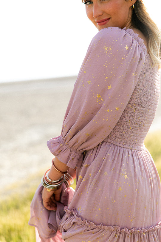 Starry Nights Dress in Lilac
