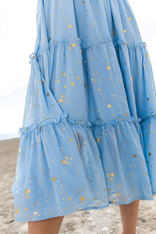 Starry Nights Dress in Baby Blue - FINAL SALE-Adult