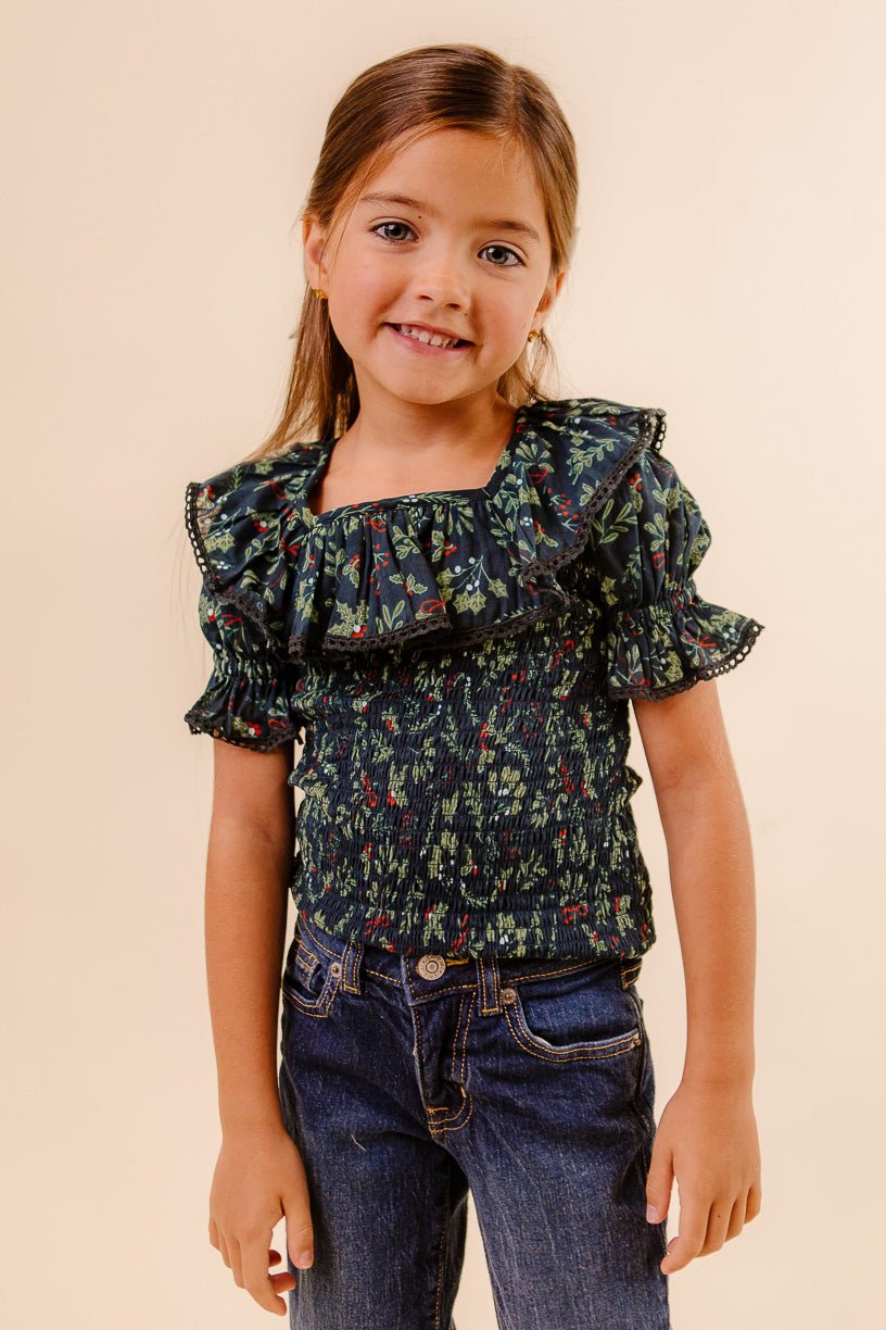 Mini Gracie Top in Holly - FINAL SALE-Mini