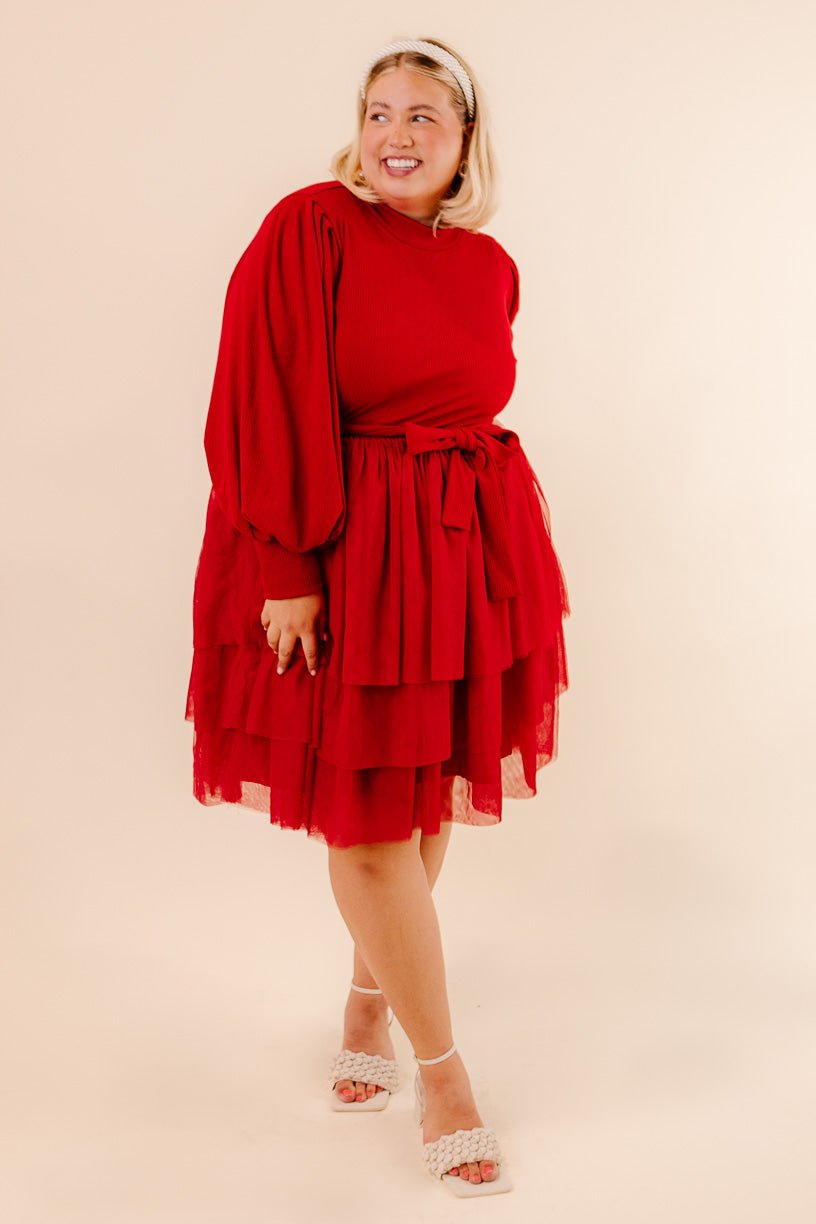 Short Cosette Dress in Red - FINAL SALE-Adult