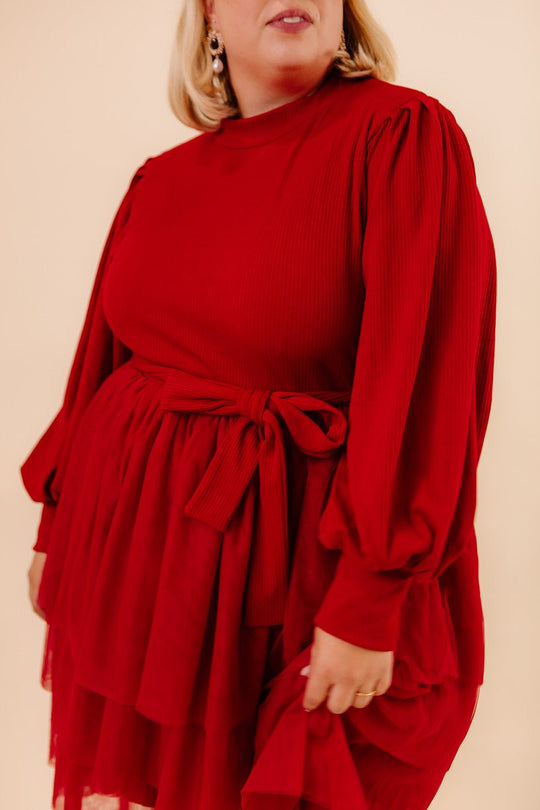 Short Cosette Dress in Red - FINAL SALE-Adult
