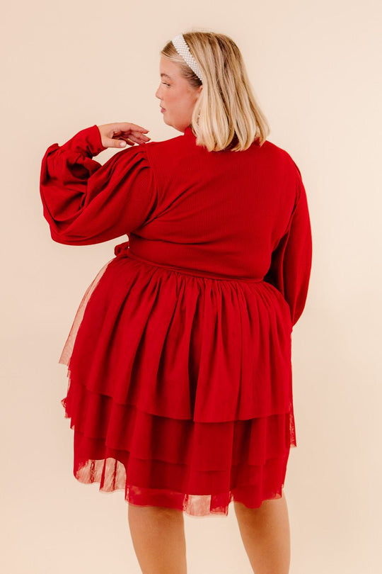 Short Cosette Dress in Red - FINAL SALE-Adult