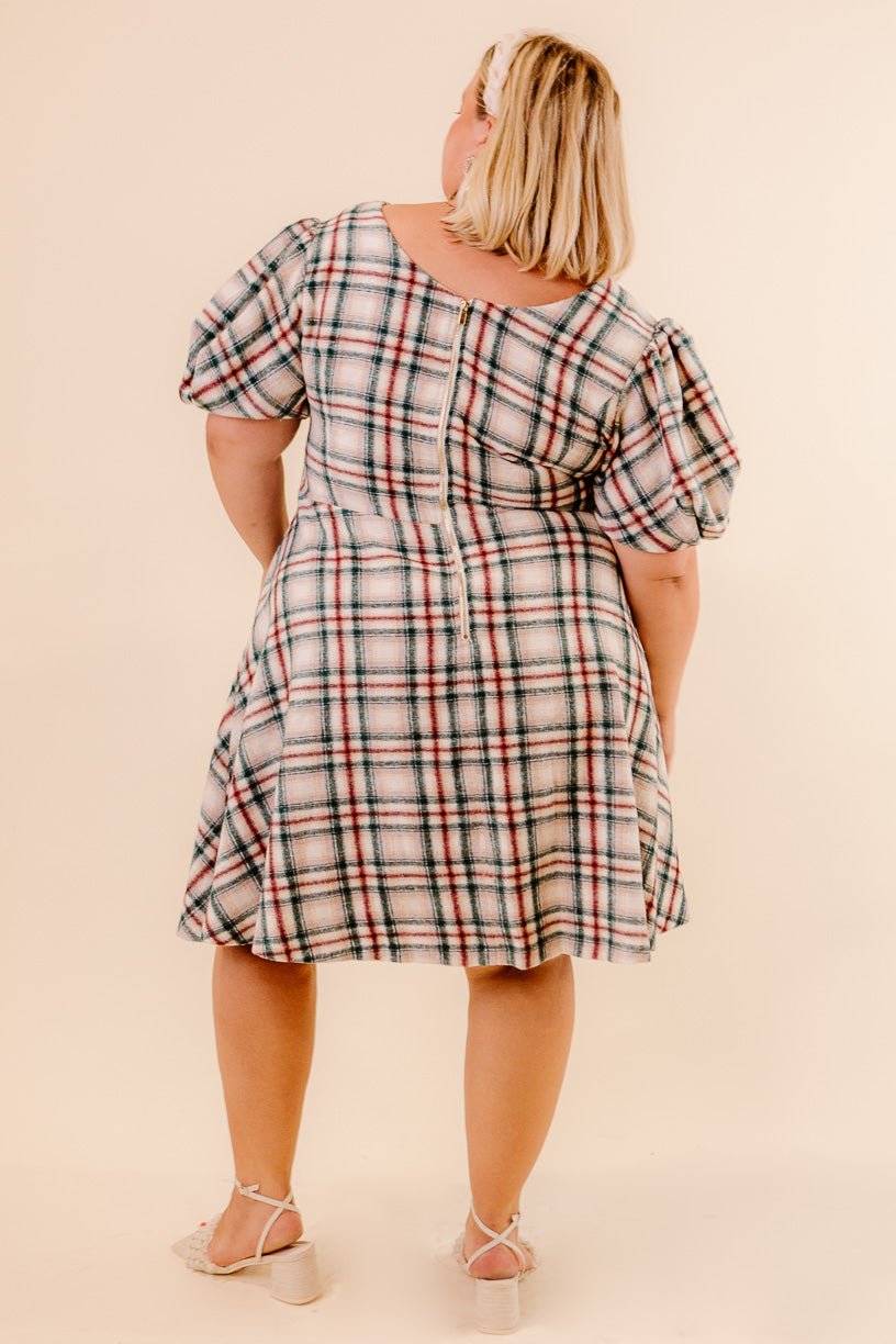 Molly Plaid Flare Dress - FINAL SALE-Adult