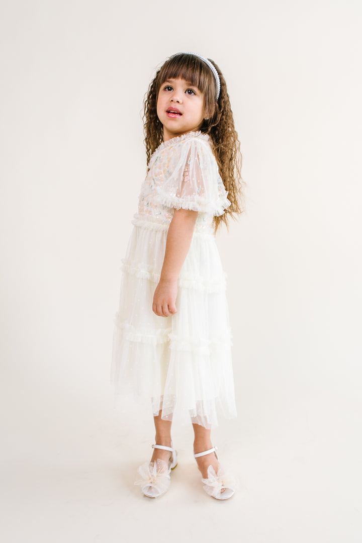 Mini Annalise Dress in Light Yellow - FINAL SALE