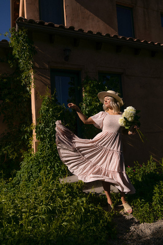 Sweet Posie Dress in Pink