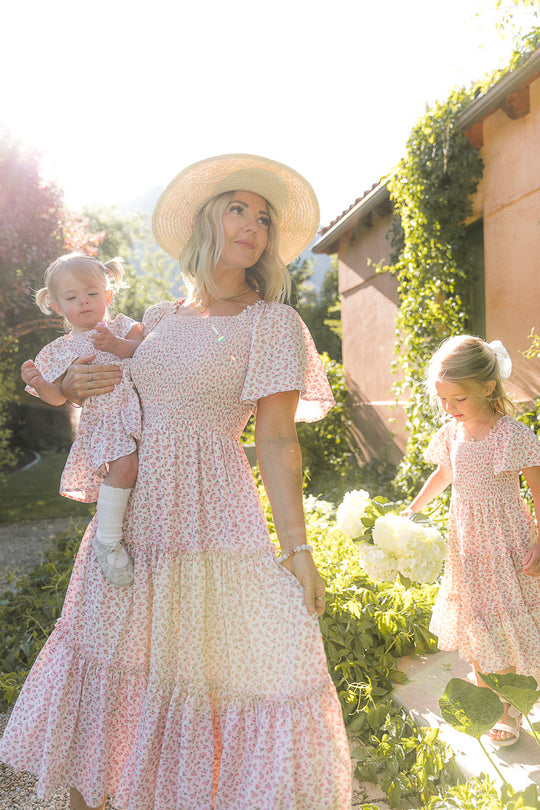 Sweet Posie Dress in Pink