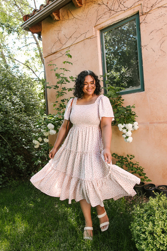 Sweet Posie Dress in Pink