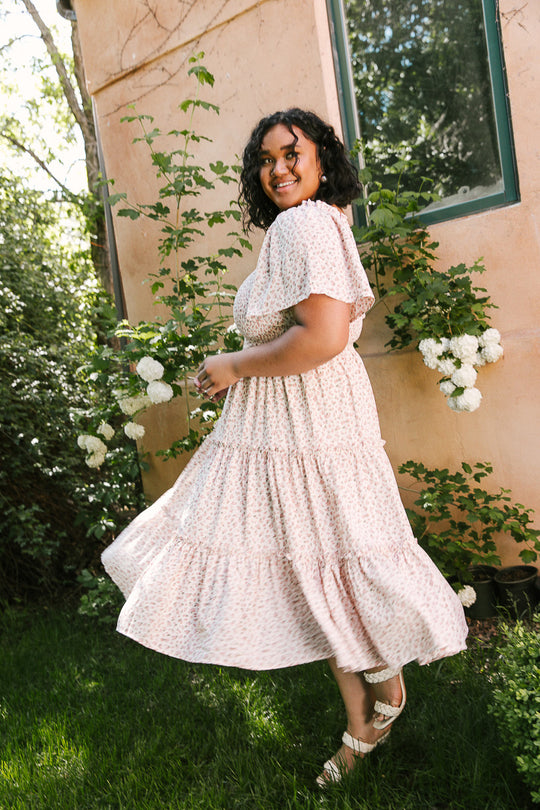 Sweet Posie Dress in Pink