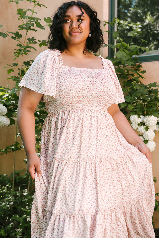Sweet Posie Dress in Pink