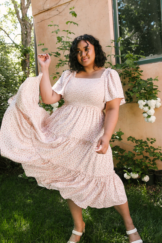 Sweet Posie Dress in Pink