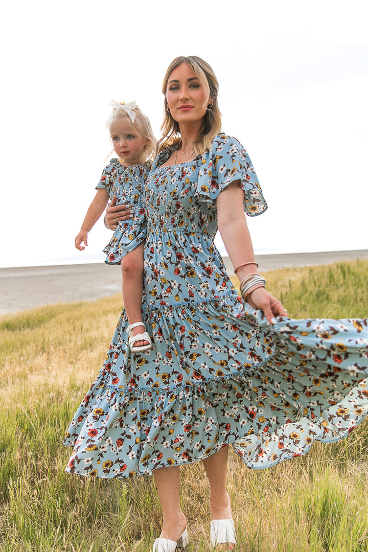 Sweet Caroline Dress in Blue - FINAL SALE