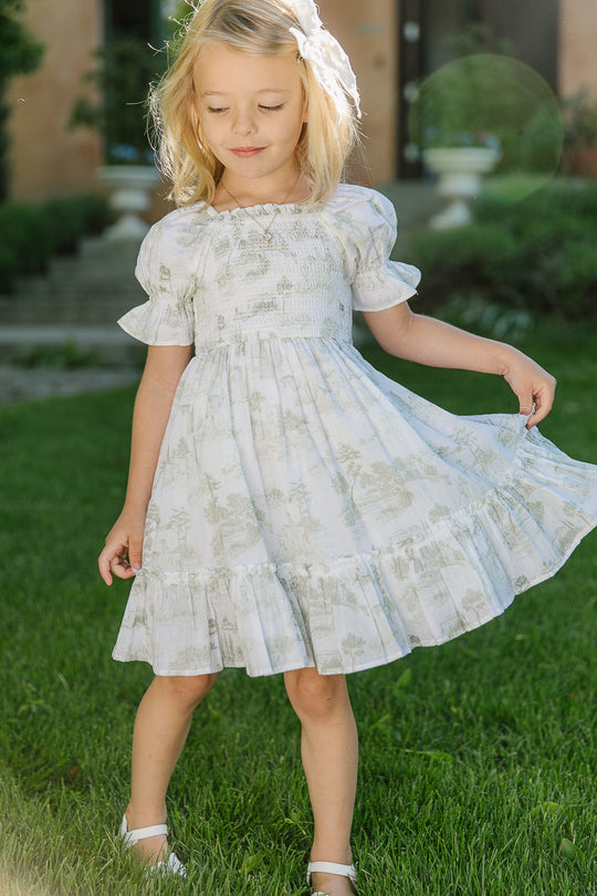 Mini Valencia Dress in Sage