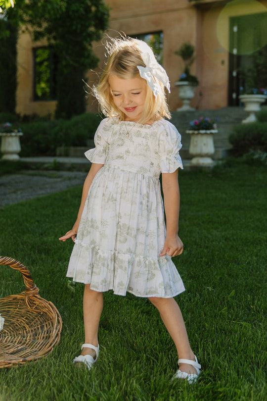 Mini Valencia Dress in Sage