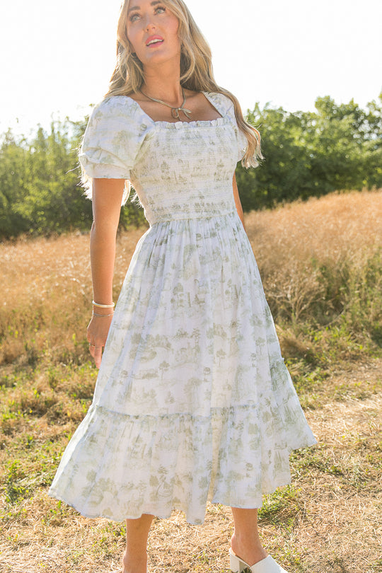Valencia Dress in Sage