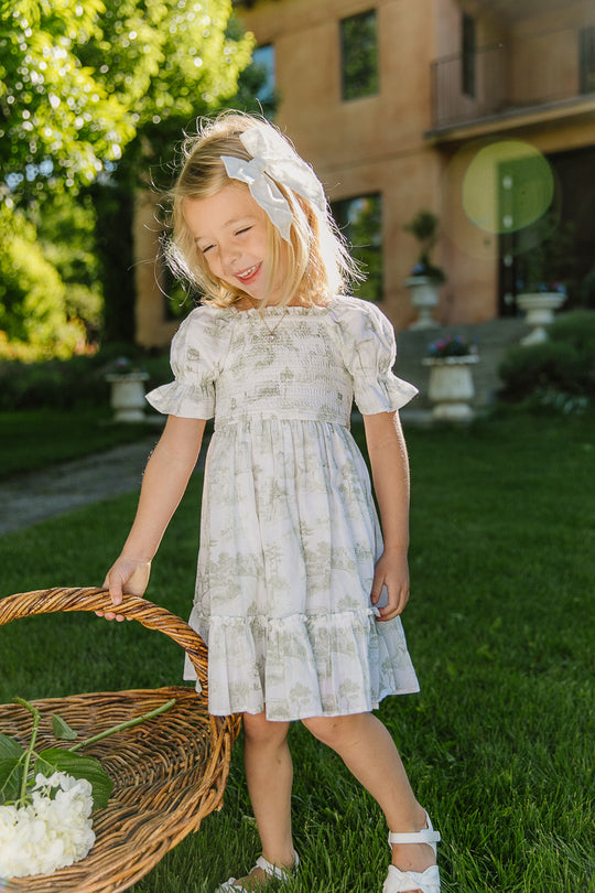 Mini Valencia Dress in Sage
