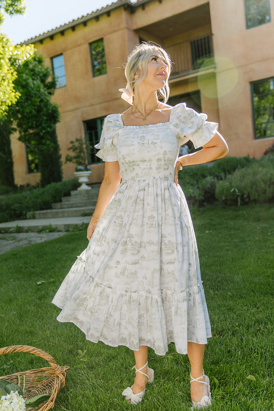 Valencia Dress in Sage