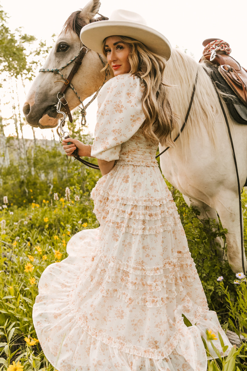 Cream 2025 western dress