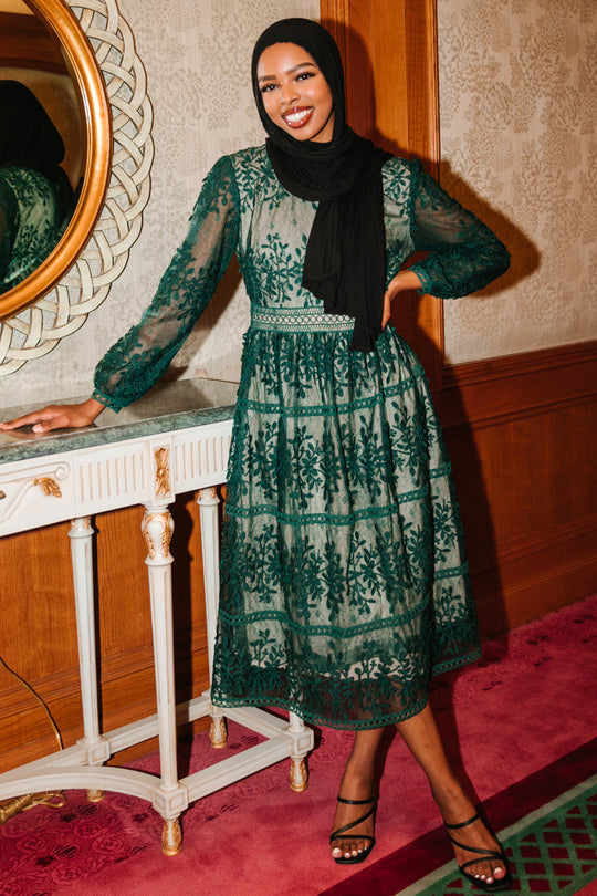 Sicily Dress in Green