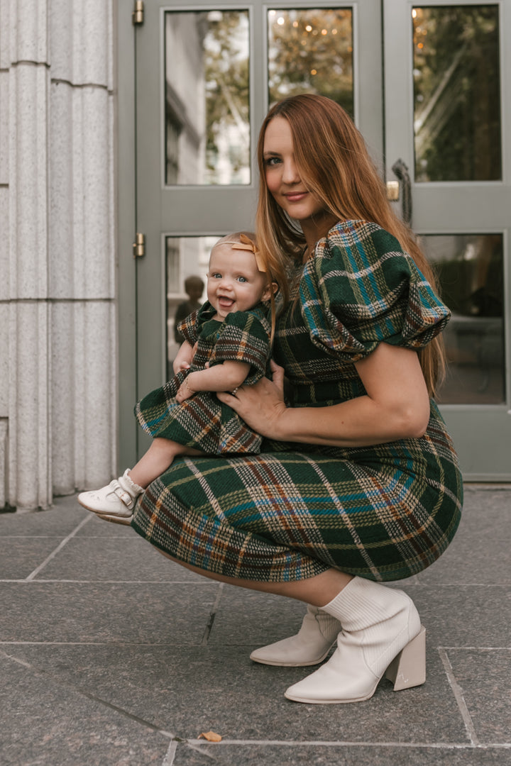 Baby Holly Plaid Dress Set - FINAL SALE