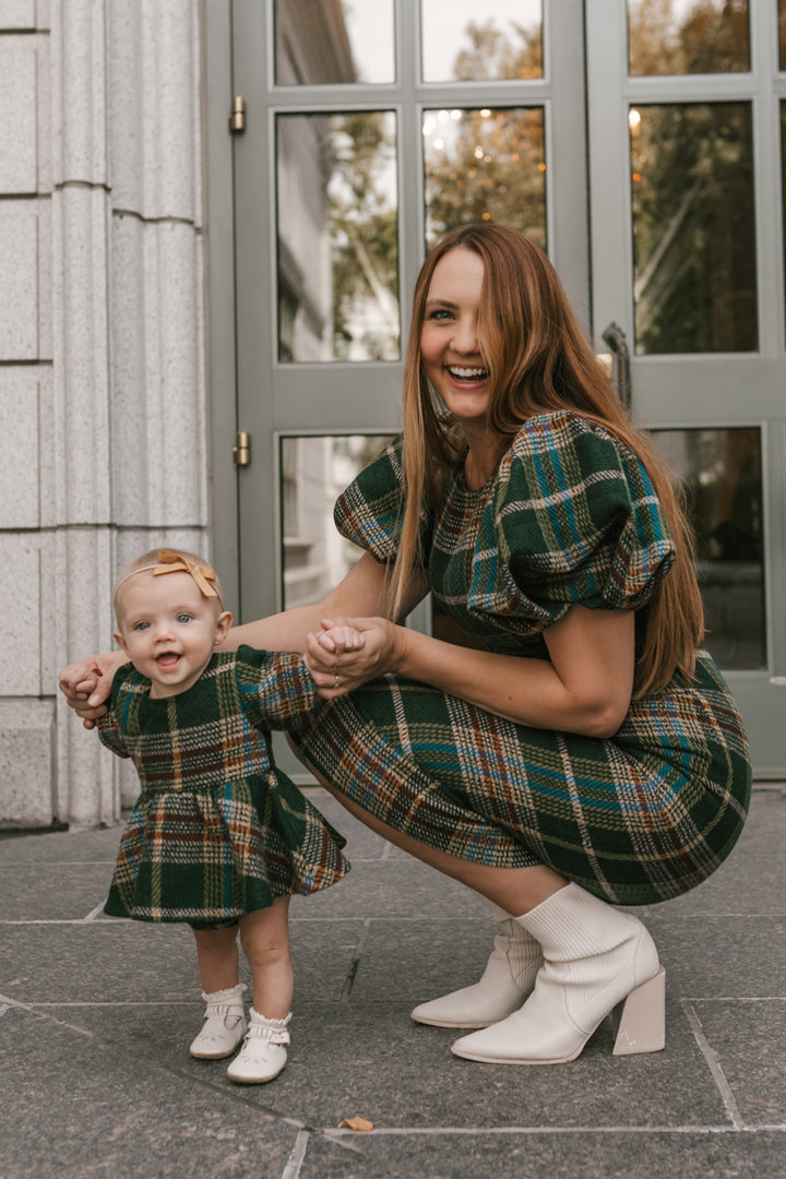 Baby Holly Plaid Dress Set - FINAL SALE