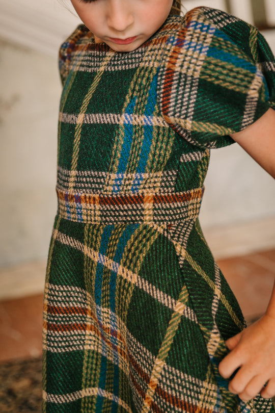 Mini Holly Plaid Flare Dress