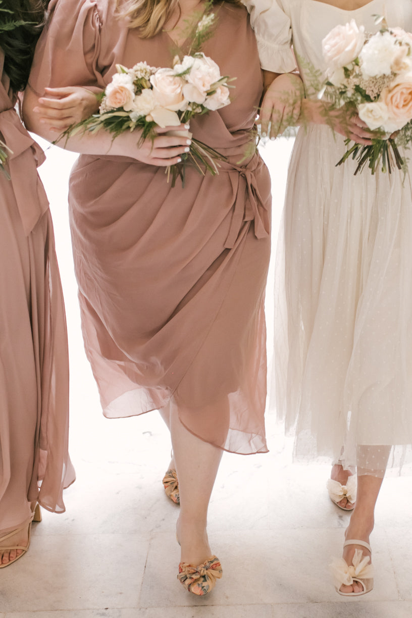 Lillie Dress in Dusty Rose