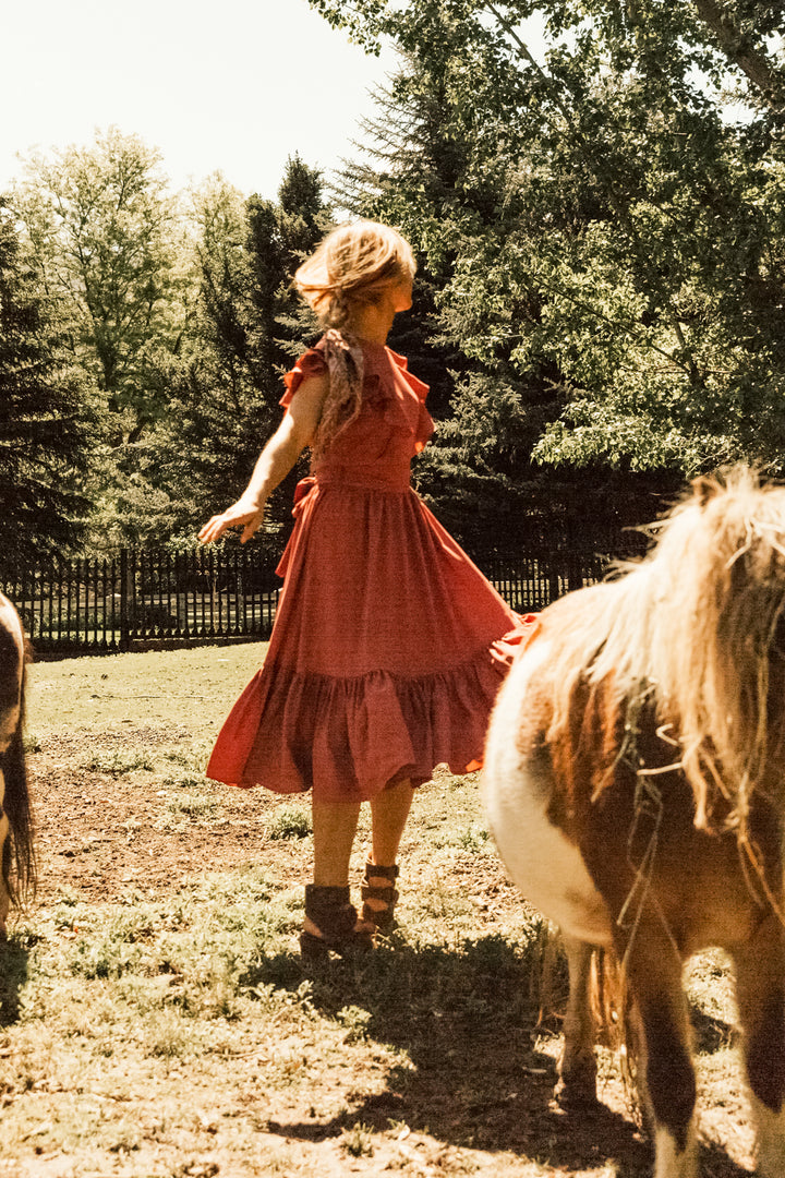 Clary Dress in Magnolia Pink - FINAL SALE