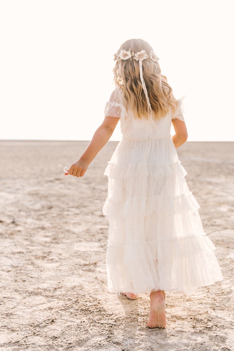 Mini Whimsical Maxi Dress in White – Ivy City Co