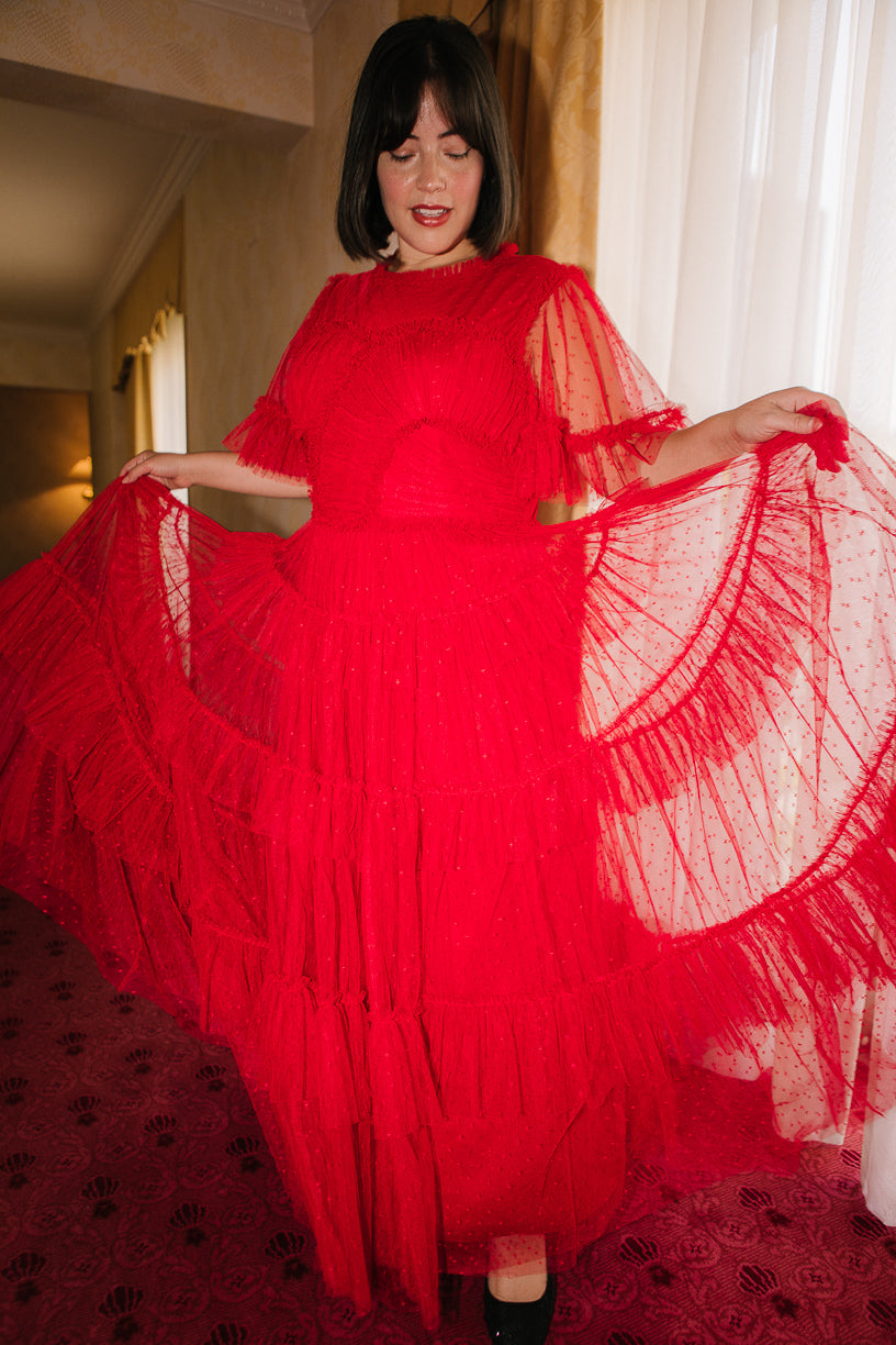 Whimsical Dress in Red - FINAL SALE