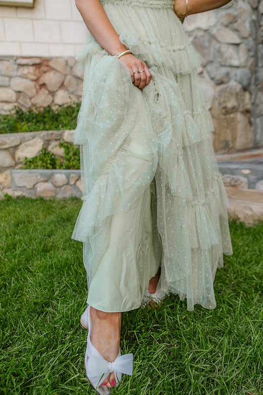 Whimsical Dress in Sage