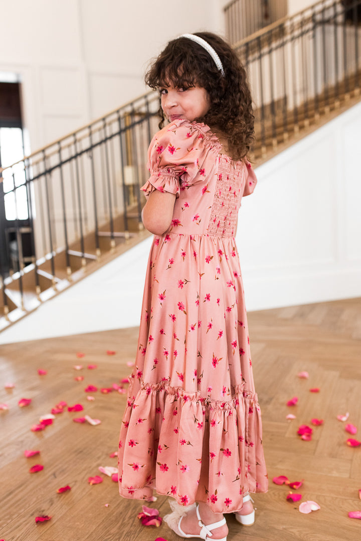 Mini Wonderland Dress in Pink Daisy - FINAL SALE